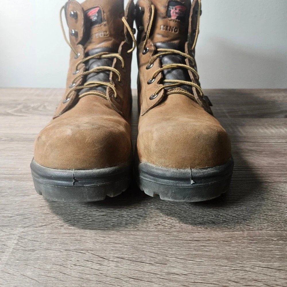 Red Wing King Toe 2240 Mens 14 B Brown Leather Waterproof Safety Toe Work Boots
